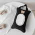 Floral Quilted Wipe Holder - Portable Baby Wipe Pouch for Travel (Black, Bear)