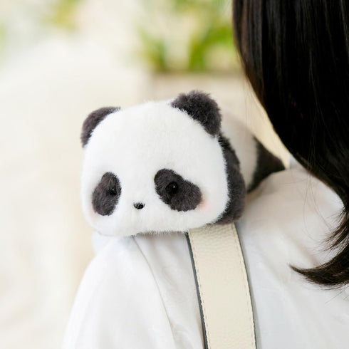 52TOYS Panda Roll Lying Down Stuffed Animal Plush Toy - Shoulder Panda with Soft and Adorable Design, Perfect