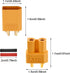 20 Pairs XT30 Connectors Male and Female Connectors Plugs with 2 Pieces Shrink Tubing for RC Battery by Frienda
