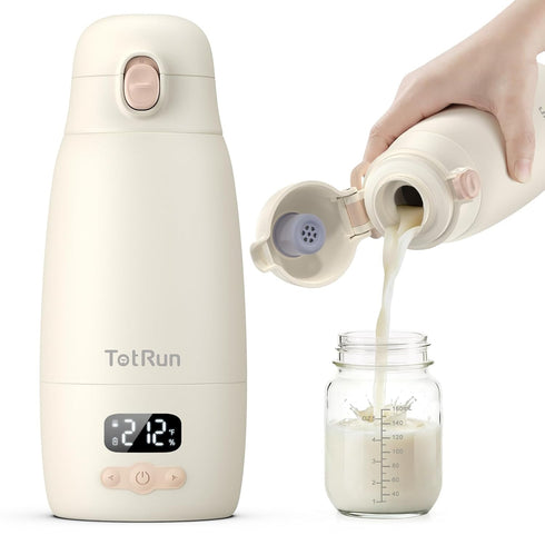 TotRun Portable Bottle Warmer for Travel & Night, Cordless Baby Milk Warmer