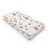 Camping Woodland Animals Changing Pad Cover, 32"x16" Cute Bear Raccoon Squirrel for Boys Girls
