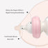 0+ 2.7oz/80ml 2.7oz (Pack 2)) YOHKOH Newborn Glass Baby Bottles with Slow Flow Nipple for Months, Wide Neck Feeding