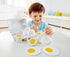 Hape Egg Carton Kitchen Toys: Children Play Kitchen Game Food Toy for Early Development (3Pcs Hard-Boiled & 3Pcs Fried