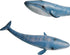 Gemini&Genius Blue Whale Sea Animal Action Figure, Ocean Shark Whale Model Toy for Kids and Collectors