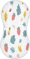 YETTASBIN Strawberry Leaves Muslin Baby Burp Cloth, Super Soft Absorbent Cotton Burp Rag