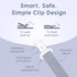 Holder,2 Pack TYRY.HU Ribbon Baby Pacifier Clips Binky Paci Holder Clips, Pacifier Leash for Baby Boys Girls,Soft Strap