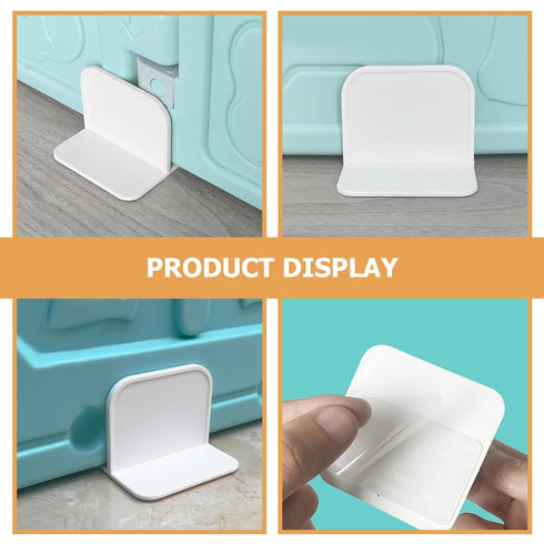 ibasenice Baby Playpen Stabilizer 4pcs, Baby Gate Support Feet, Suction Cups Replacement for Safety Freestanding
