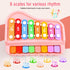 1-3, 1+ 3 1 8 Baby Piano Xylophone Toy for Toddlers Age Montessori Musical Toy Double Sided Cards Pink Educational Gift
