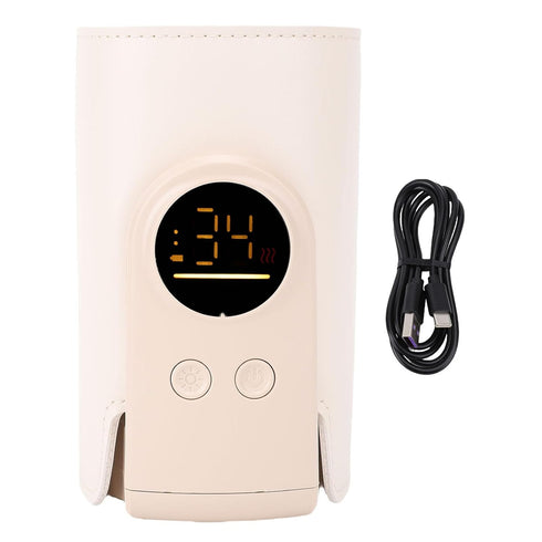 Milk Bottle Warmer, Consistent Temperature Baby Bottle Heater Universal Insulated for Travel