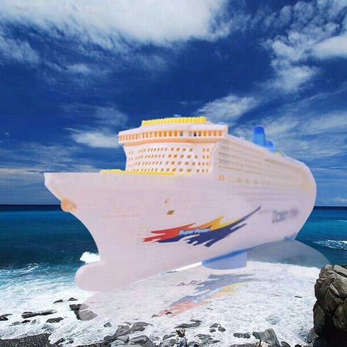 Wenini Sound,50x13x5 cm/19.7x5.1x2 XAPUNK Colorful Ocean Liner Cruise Ship Boat Electric Flashing LED Light in, Cannot