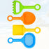 8 Summer Skylety Pieces Sand Shovels for Kids Colorful Plastic Rake Beach Sand Sifter Shovel for Planting Digging