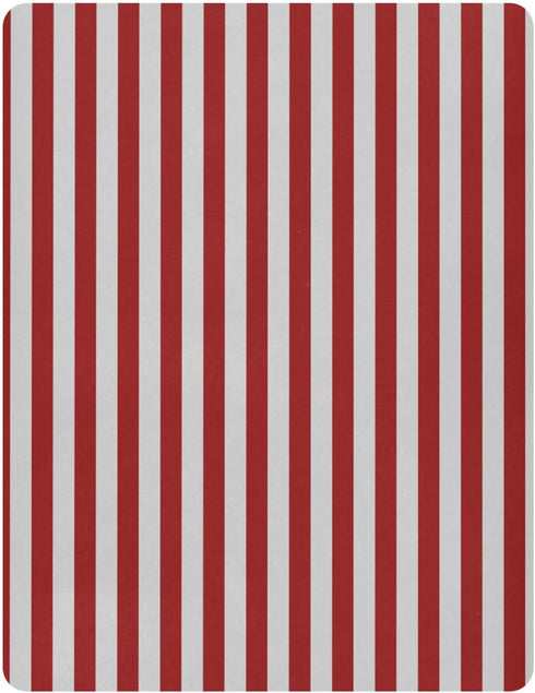 Pigsaly 27x39 Inch Crib Sheets Dark Red Grey Vertical Stripes Baby Sheet for Standard Crib Mattress Boys Girls Toddler