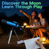 Luzsco 50mm 100x 2 6-12, Telescope for Kids Magnification Beginner Telescopio with Tripod, Eyepieces & Finder Scope