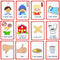 My Essential Needs Cards, 12 Flash Cards for Visual Aid for Special Ed, Speech Delay, Non-Verbal Children & Adults