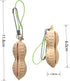 12PCS Squeeze Bean Keychain Fidget Toys for Skin Picking, Pea Pod Sensory Fidget Toys,Peanut Poppers Fidget Toy,Stress