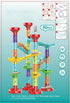 50Pcs Marble Run Set Building Blocks with 30 Glass Marbles for Kids, Girls, Boys Toys, Educational Race Game