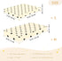 CZXW 52" 28" Netural Polka Dots Crib Sheets Fitted x Natural Cotton Soft & Breathable for Baby Crib Mattress