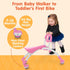 9 3 YBIKE Pewi Walking Ride On Toy - From Baby Walker to Toddler Ride On for Ages Months to Years Old