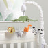 12 The Peanutshell Crib Mobile for Boys or Girls - White Musical Baby Crib Mobile with Lullabies, Jungle Animal, Baby