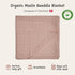 47 47 Baby Swaddle Organic Cotton Muslin Baby Swaddles for Newborns Baby Girls x (Blush)
