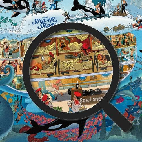 Heye HY29925 Triangular Puzzles - 1500 Piece Submarine Fun