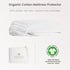 Muslin Fitted Sheet & Jersey Waterproof Mattress Protector | GOTS Certified Organic Cotton | Crib