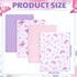 4 Pack Set Mixweer Butterfly Baby Crib Sheet for Girls Standard Size Crib Toddler Mattresses Soft Breathable Sheets
