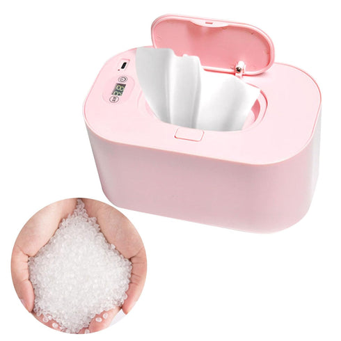 flexman 7.87x4.72x3.86in 21cmx13cmx12cm) Baby Wipe Warmer, PC Material Top Heating Lock Moisture Wet Wipes Dispenser