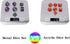 Purple Metal Dice Set D&D - 7 Die Enamel Polyhedral Dice Set with Metal Tin for Role Playing Game