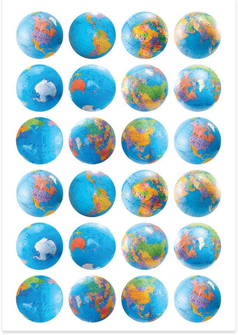 Hygloss Globes Stickers