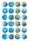 Hygloss Globes Stickers