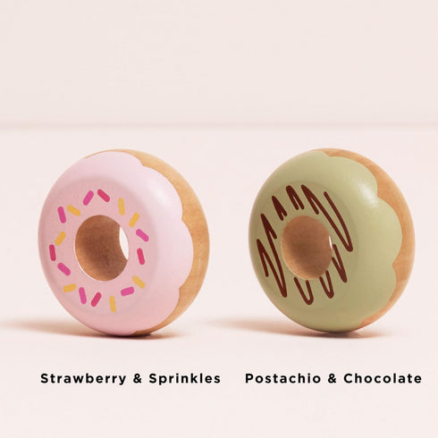 Format: Toy Set Le Toy Van - Educational Wooden Honeybake Pretend Play Doughnuts Toy Cakes | Gorgeous Pretend Play Food