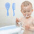 SUPVOX Baby Massage Comb Hair Brush and Comb Set, Hairbrush with Bristles for Newborn Infant Hair
