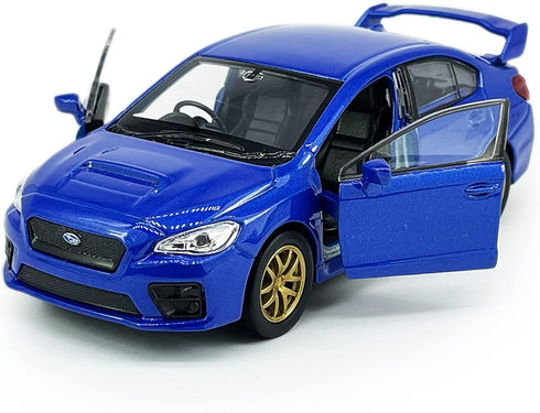 Impreza WRX STI Toy Car Racing Sports Diecast Model 1/36 Scale Metal Pull Back Vehicle for Boys