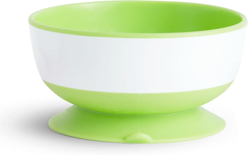 Munchkin Stay Put Suction Bowls for Babies and Toddlers, 3 Pack - Blue/Green/Yellow