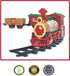 Set Sets 11.5 Playset Classic Christmas Train with Lights and Sounds Railway Tracks Battery Operated Train Toy Models