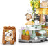 Set 8+,1077pcs MindBox City Cafe Building Blocks Toys, Openable Coffee Shop Building for Boys Girls Age Mini Bricks