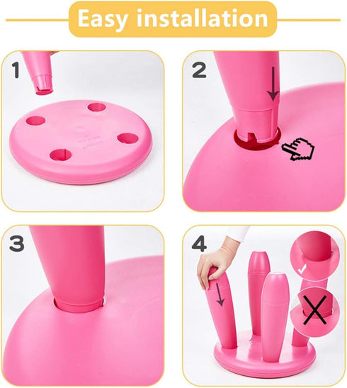 Soerreo Kids Step Stool, Kindergarten Study Stools, Lightweight Footstools are Sturdy and Durable, Very Suitable