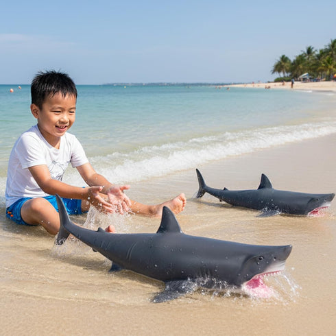 16 Inch Simulated Ocean Big Animal Toys Sea Animals Toy Large Size Marine Animal Action Figures Soft Filled Rubber Sea