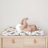 Hunting Wild Duck Boho Floral Baby Changing Pad Cover for Boy Girl, 32''x16'' Unisex Fitted Diaper Sheets