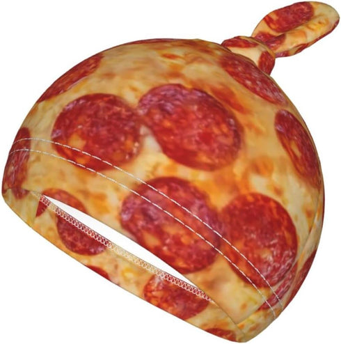 Burrito Pizza Baby Stuff Newborn Swaddle Blanket with Beanie Set, Soft and Stretchy Baby Blanket Swaddle Sack for Boy