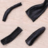 Baby Stroller Armrest Protective Cover, 2 Pcs Zipped Leather Handle Covers for Pushchair (Black)