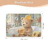 siphylline 52" 34" Cartoon Bear Bathtub Extra Large Resuable Baby Bed Pad Highly Absorbent Mattress Pad Machine