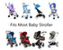 Hacent 2 Pack Cribs,PacknPlays,Universal Mosquito Net Portable Durable Bug Net for Baby Strollers Infant Carriers Car