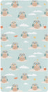 miaozhen Cotton Crib Sheets for Baby Boys Girls Soft Breathable Cute Cartoon Beach