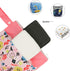 Dreaming Flower Waterproof Cloth Diaper Organizer Bags - Reusable & Washable