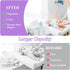 Jumyee Acrylic Diaper Caddy, Clear Detachable Diaper Storage Organizer for Baby Changing Table, Stacker Holder