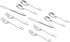 ANNOVA Kids Silverware 10 Pieces Children's Safe Flatware Set Stainless Steel - 4 x Forks, 4 x Dinner Spoons, 2 x Safe Knife Toddler Utensils, Metal Cutlery for Lunchbox (Engraved Dinosaurs) by Annova