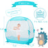 L RUNNZER Baby Pop Up Tent, Toddler Safety Net to Keep Baby from Climbing Out, See-Through & Breathable Crib Canopy