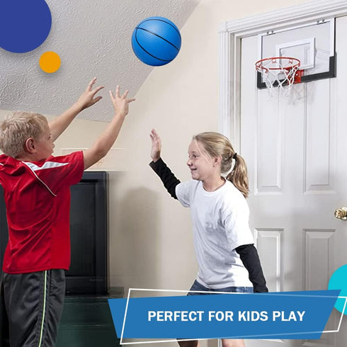 Amarlozn 6" Toddler Mini Basketball for Basketball Hoop, Small Inflatable Replacement Balls, 3 PCS Rainbow